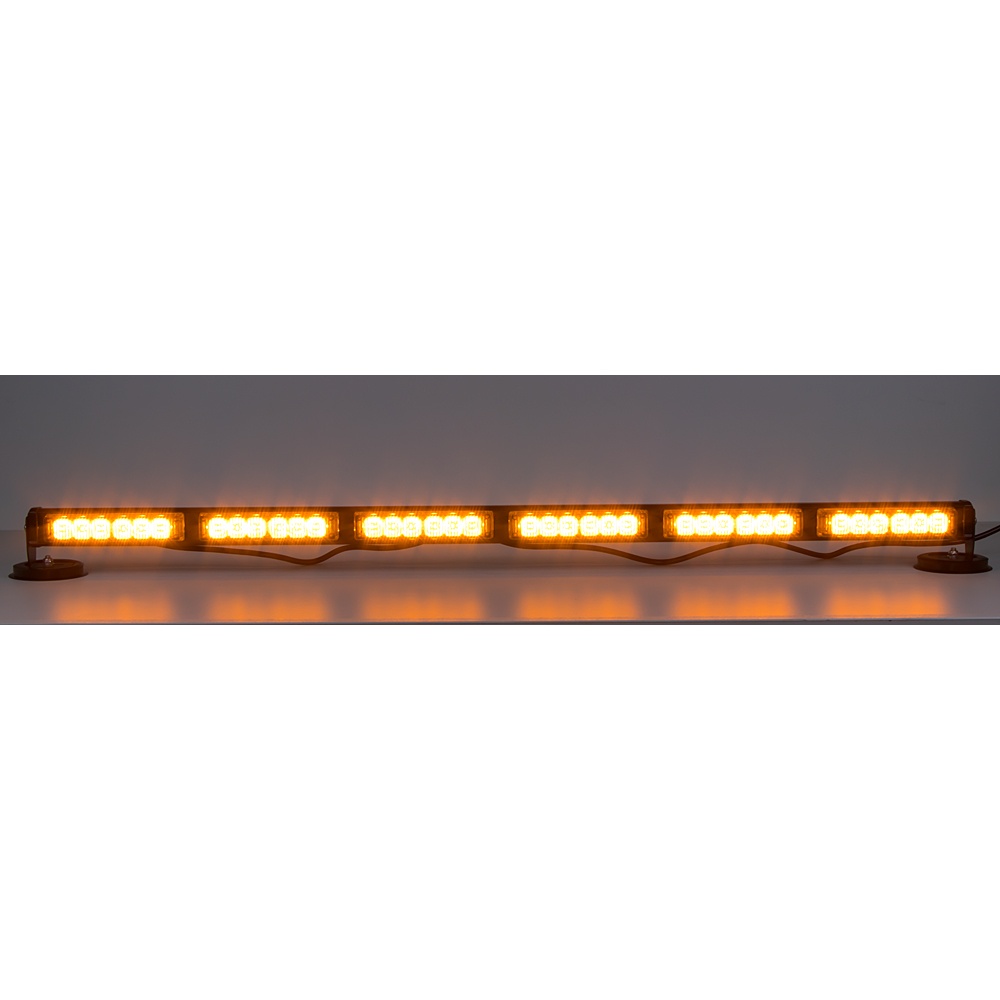 LED světelná alej, 36x 1W LED, oranžová 950mm, ECE R10 (kf755-6)