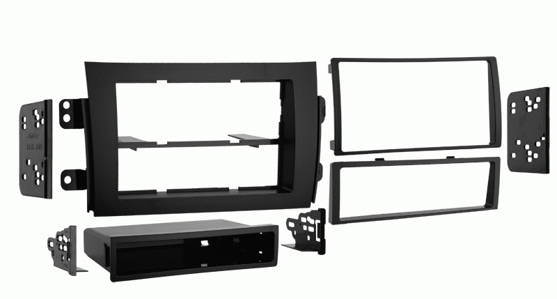 METRA 2DIN/1DIN redukce pro Fiat Sedici 06/2006-, Suzuki SX4 07/2006-13 (10759M)