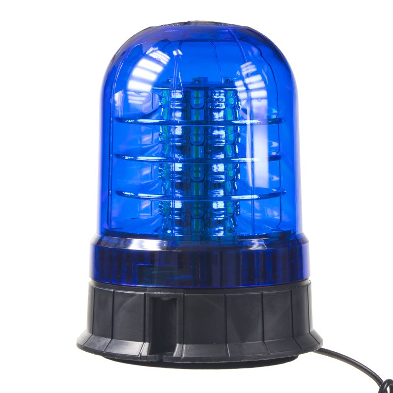 LED maják, 12-24V, 24x3W modrý, magnet, ECE R10 (wl93blue)
