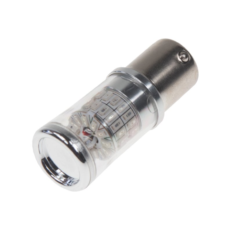 TURBO LED 12-24V s paticí BAU15S, 48W oranžová (95T-BAU15S-48Wo) 2 ks