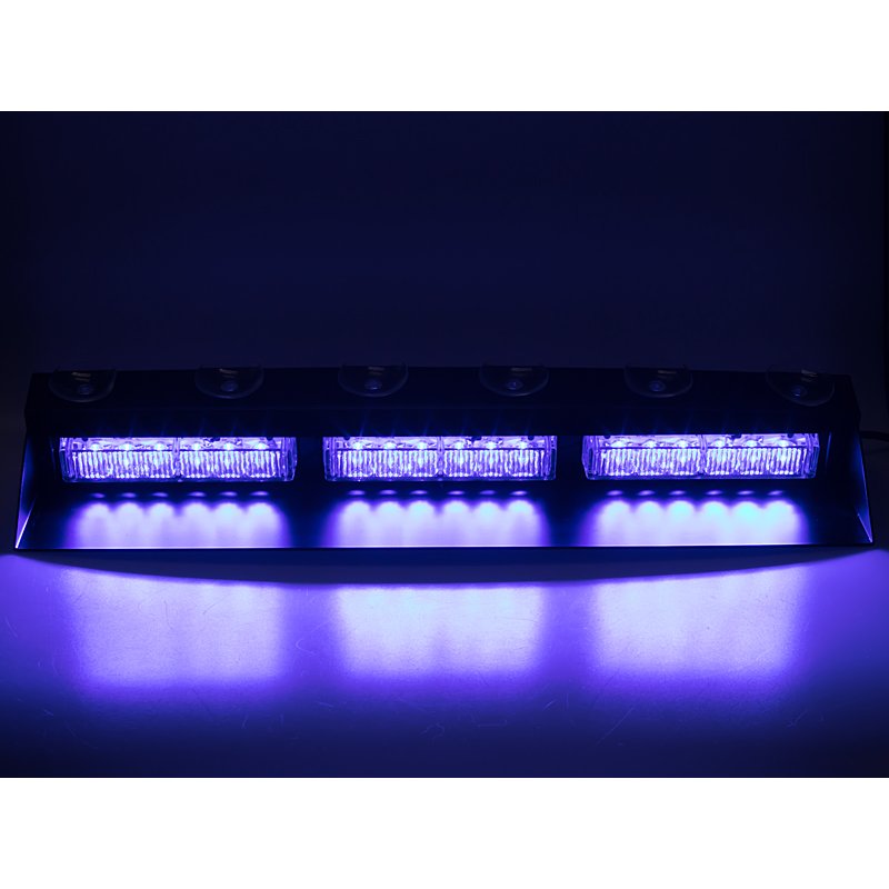 x PREDATOR LED vnitřní, 18x3W, 12-24V, modrý, 490mm, ECE R10 (kf753blue)