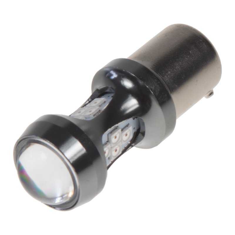 x LED BAU15s červená, 12-24V, 16LED/3030SMD (951203red) 2 ks VÝPRODEJ