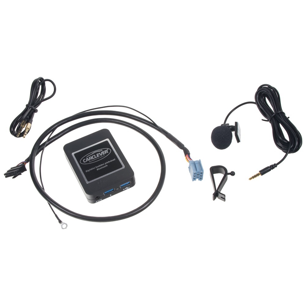 CARCLEVER Hudební přehrávač USB/AUX/Bluetooth VW (8pin) (555VW003) (zvětšit obrázek)