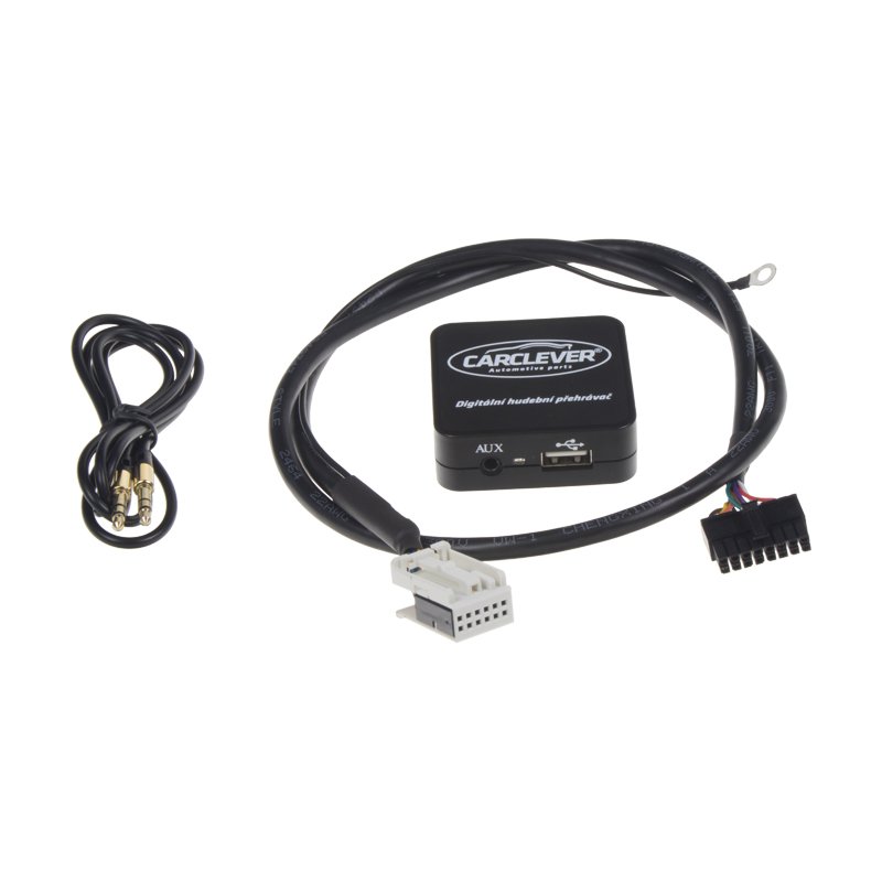 CARCLEVER Hudební přehrávač USB/AUX VW (12pin) (554VW009) (zvětšit obrázek)