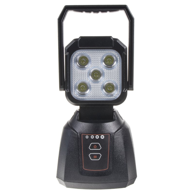 AKU LED světlo s magnetem, bílá/oranžová, 5x3W, 200x110mm (wl-li17dual)