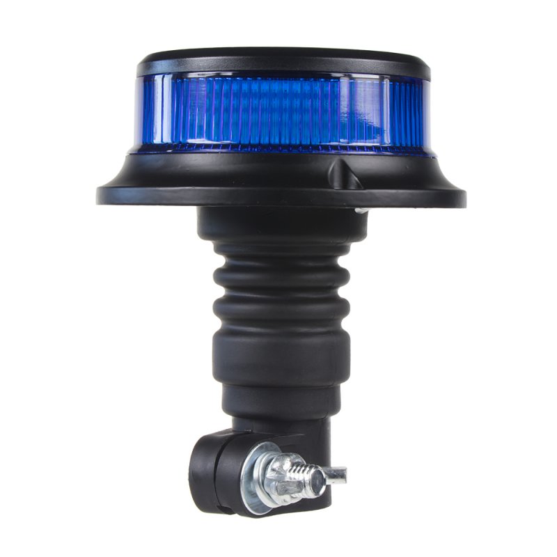 LED maják, 12-24V, 18x1W modrý na držák, ECE R65 R10 (wl310hrblu)