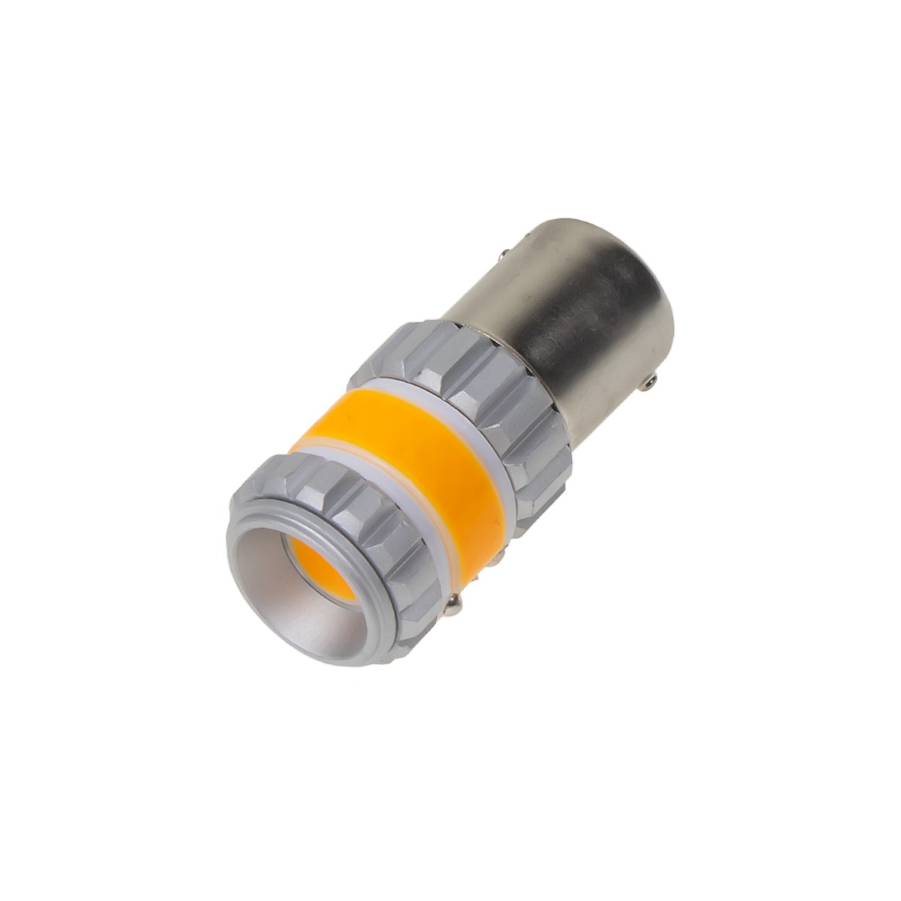 LED BAU15s oranžová, COB 360 st., 9-60V, 12W (951206ora) 2 ks