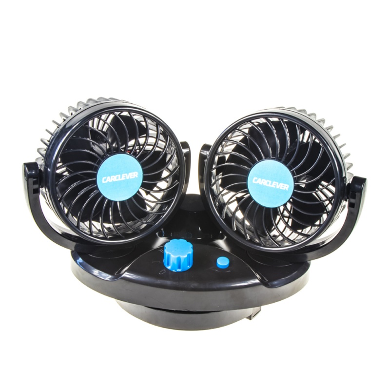 Ventilátor DUO na palubní desku 24V oscilační (F5124)