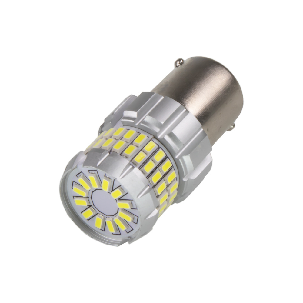 LED BA15s bílá, 12V, 60LED/3014SMD, 360° (951016)