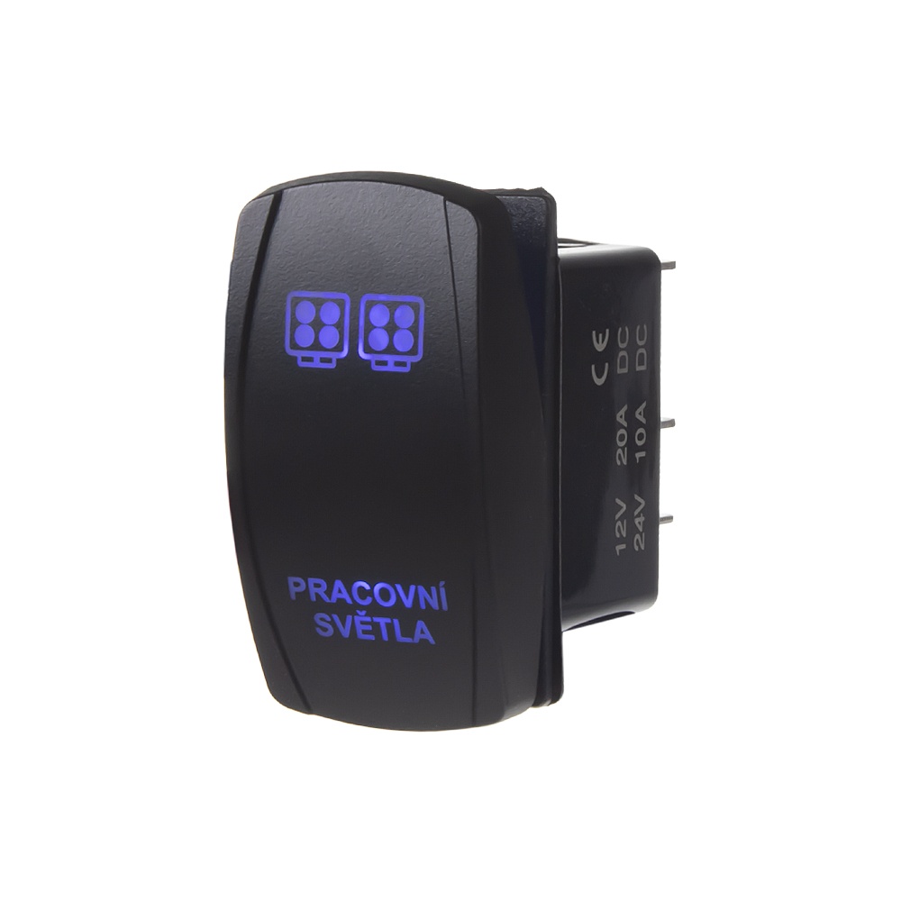 Rocker2 spínač PRACOVNÍ SVĚTLA 12/24V (47134) AKCE