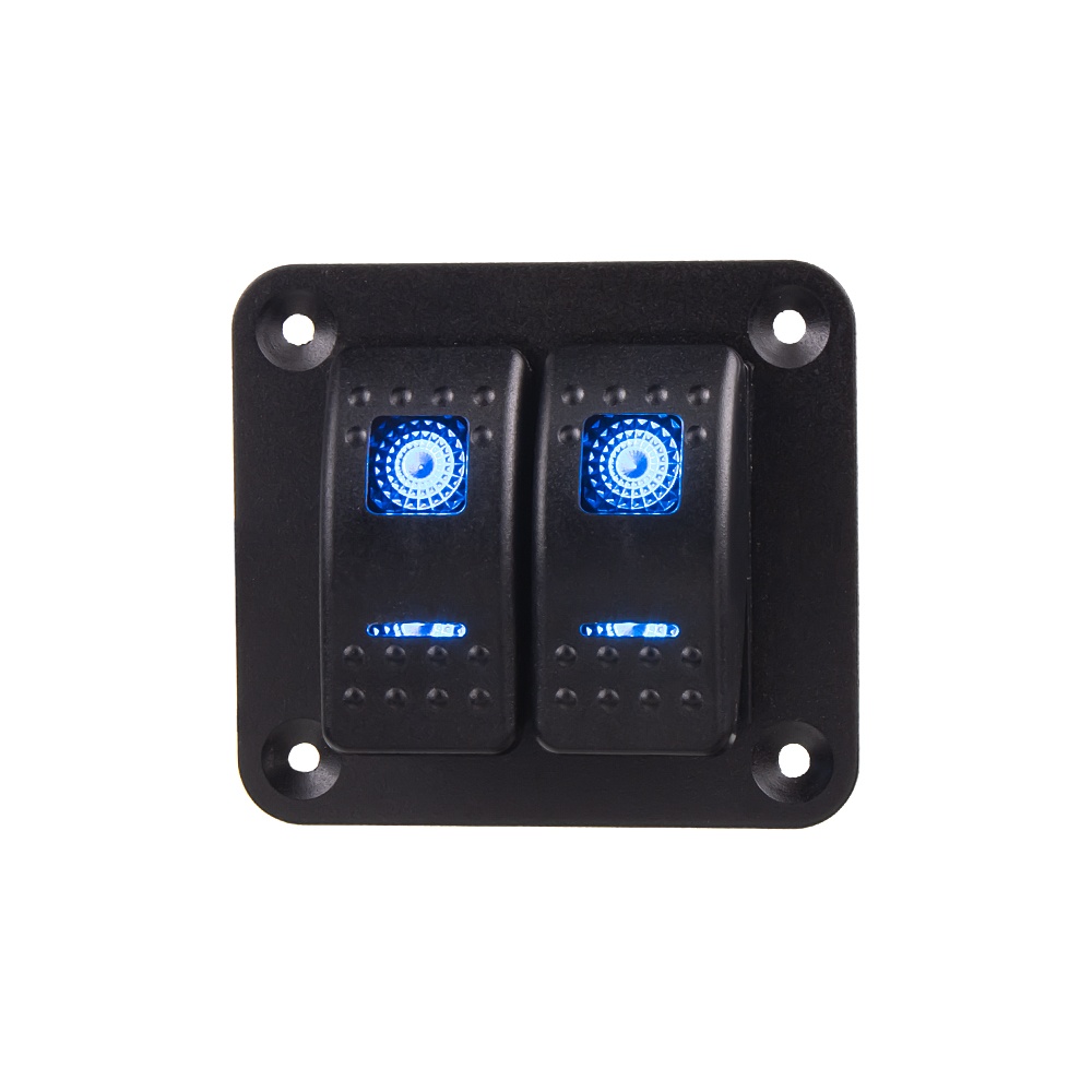 Panel s 2x spínači Rocker 12/24V (47152)