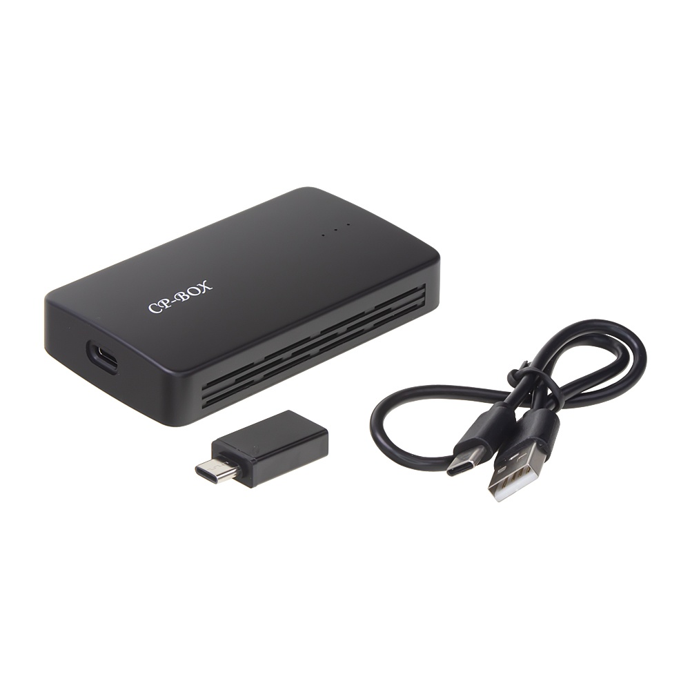 CARCLEVER Apple CarPlay & Android Auto Convertor Box pro rádia OEM, USB (808CP09A)