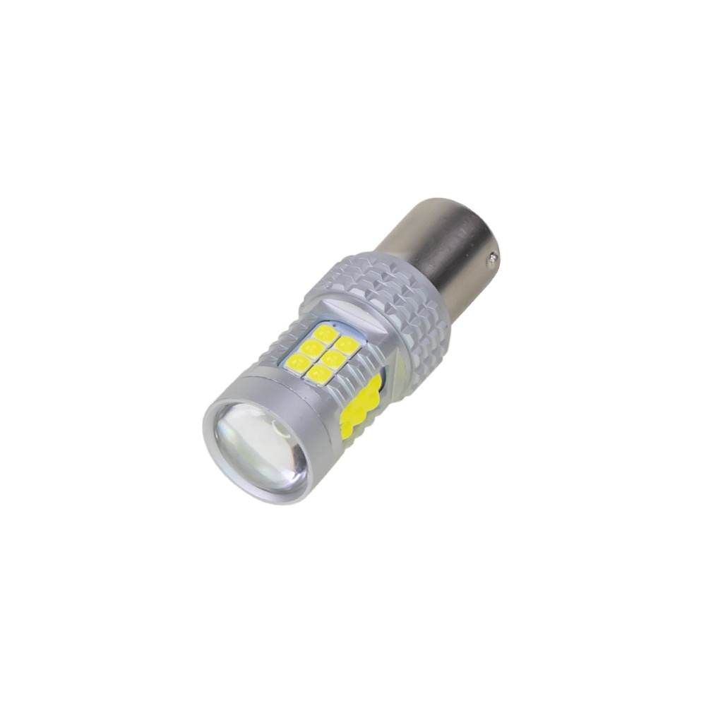 LED BA15S bílá 12-24V, 30LED/3030SMD (951018cb) 2 ks