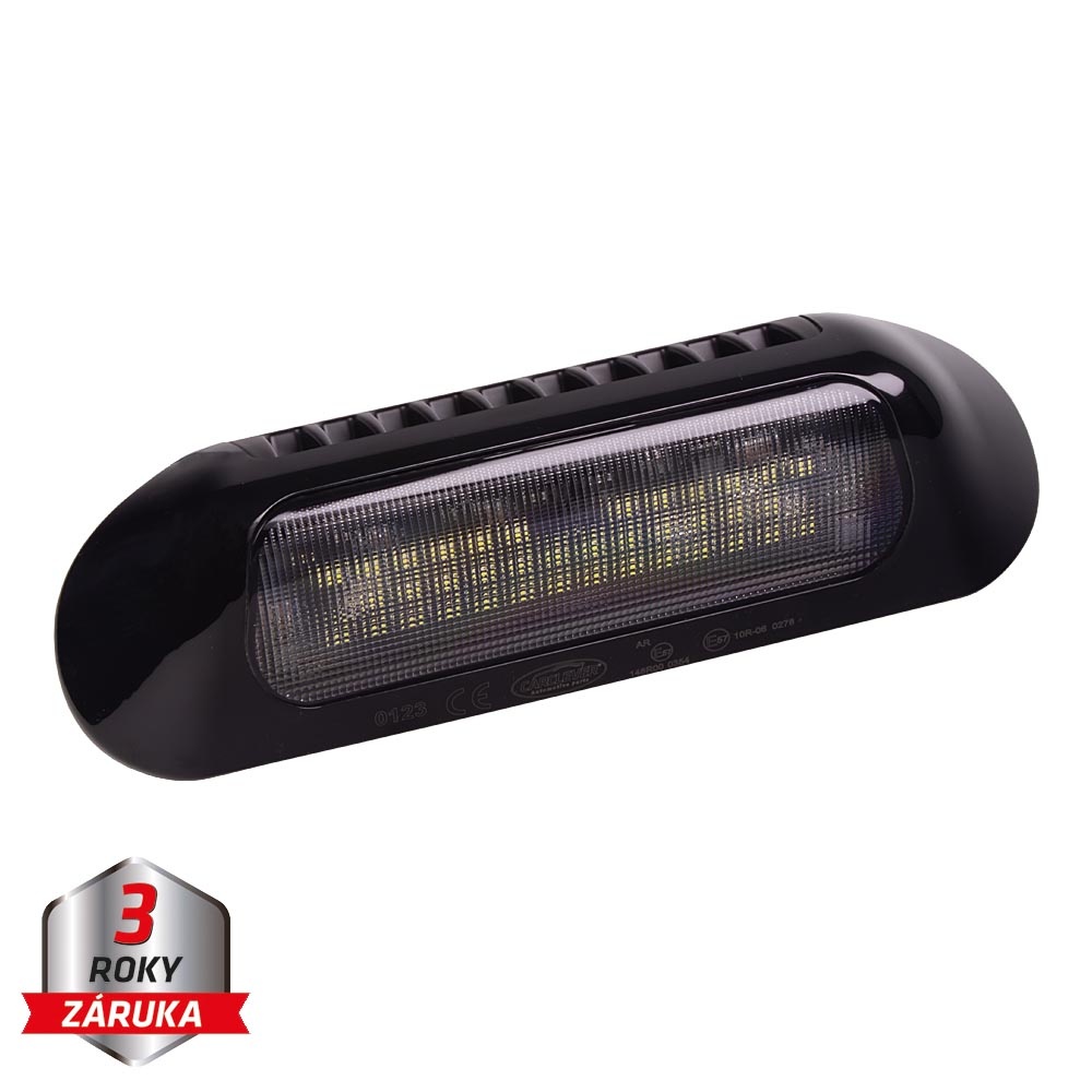 LED světlo nástěnné, černé, 57W, ECE R10, R148 (wl-B048)