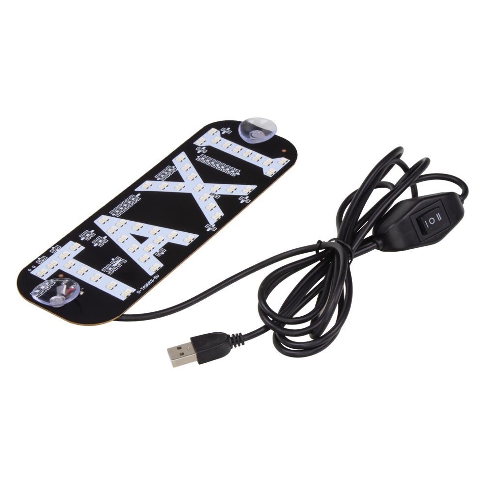LED banner s nápisem TAXI, zelený/červený (LED-taxi2)
