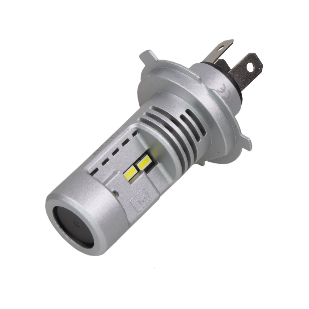 LED H4 bílá, DC 6-48V, AC 12-24V motocyklová (95HLH-H4M-S21)