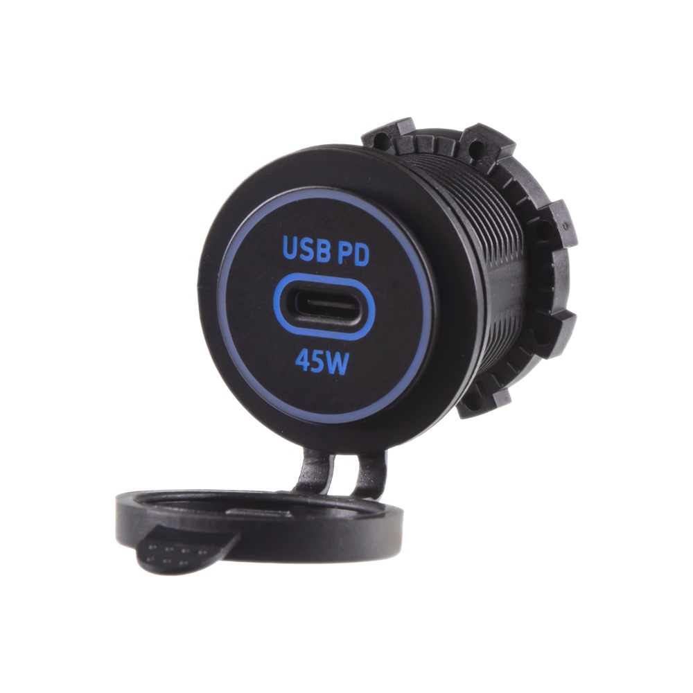 x USB-C zásuvka 12/24V, 45W (34655)