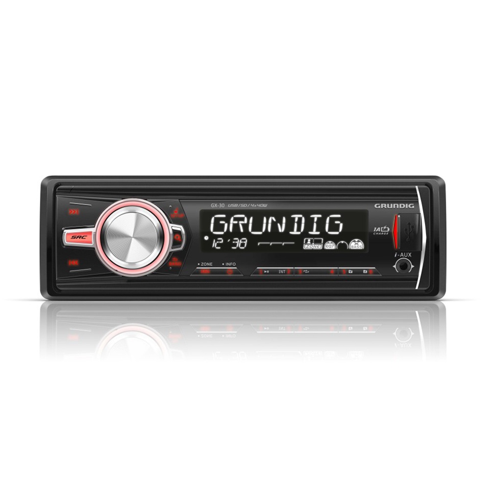 GRUNDIG autorádio bez mechaniky / USB / SD / AUX / odním.panel (GX-30) NOVINKA