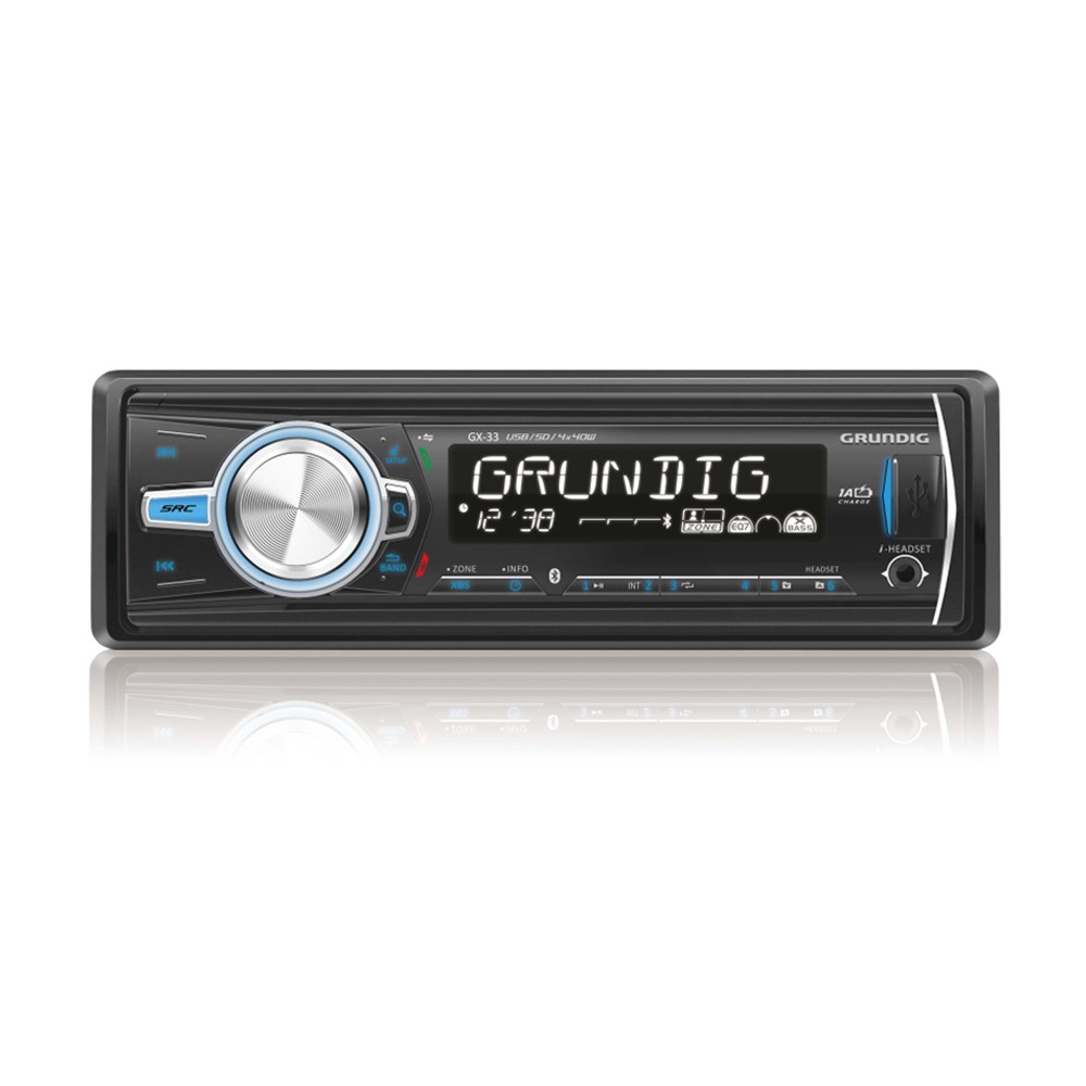 GRUNDIG autorádio bez mechaniky / Bluetooth / USB / SD / AUX / odním.panel (GX-33) NOVINKA