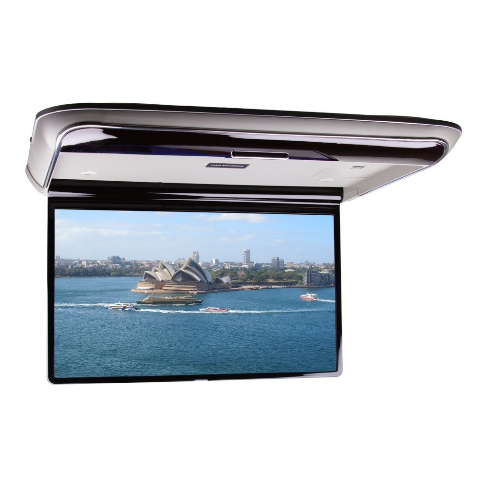 Stropní LCD monitor 13,98 s OS. Android USB/HDMI/IR/FM, dálkové ovládání se snímačem pohybu, šedá (ds-139Acgr)