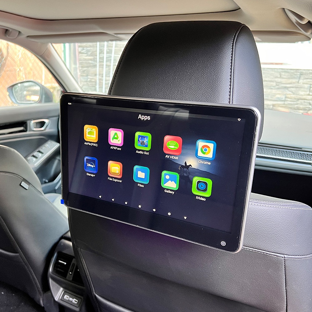 CARCLEVER LCD monitor 11,6 OS Android/USB/SD/HDMI in/out/Bluetooth s držákem na opěrku (ds-x116aaH) NOVINKA
