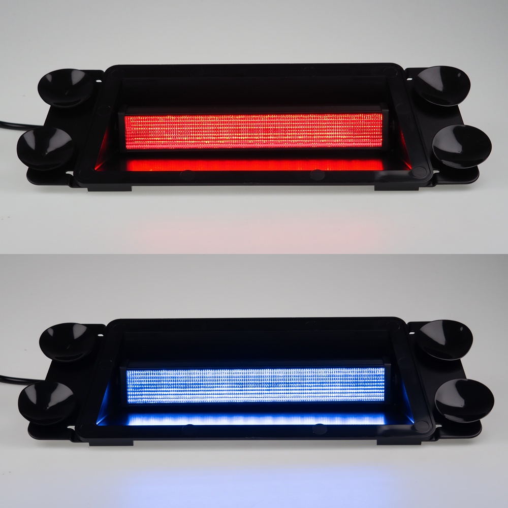 PREDATOR LED vnitřní, 24x LED 1,5W, 12/24V, červeno-modrý, ECE R65 (kf739R65RB)