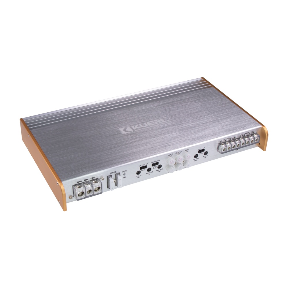 KUERL 4cestný zesilovač do auta, 4 x 80W / 2x 250W (AP-808) NOVINKA