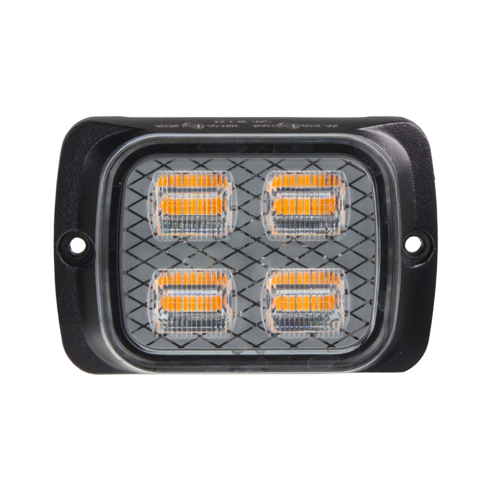 PREDATOR 16x1W LED, 12-24V, oranžový, ECE R65 (br014A)