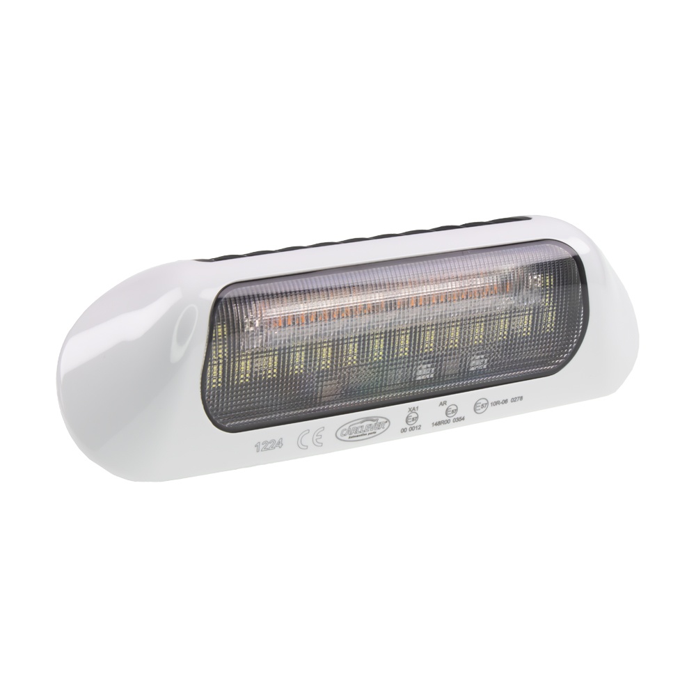 LED světlo nástěnné s výstražným světlem, bílé, 48W, ECE R65 (wl-B035W)