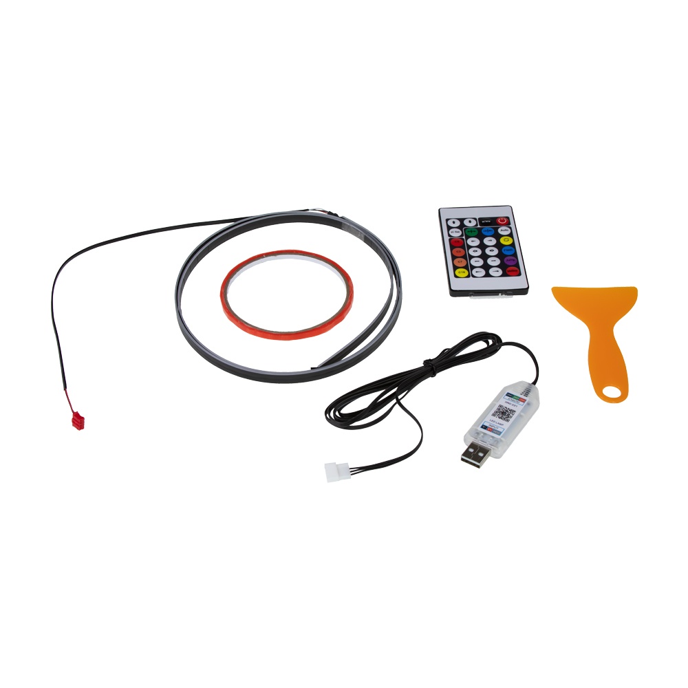 LED ambientní osvětlení RGB do USB, Bluetooth, 1,1m (95RGB-SET15) NOVINKA
