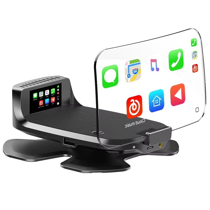 CARCLEVER HEAD UP DISPLEJ se zobrazením CarPlay + Android Auto, reflexní deska (se149CP) NOVINKA