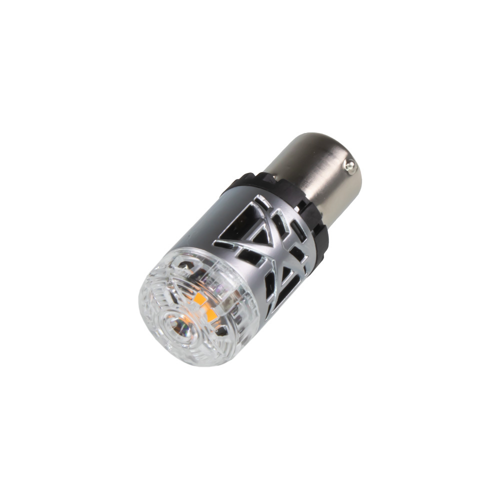 LED BA15S oranžová, 12V, 23W CAN-BUS, 360° (95CB-BA15S-1o)