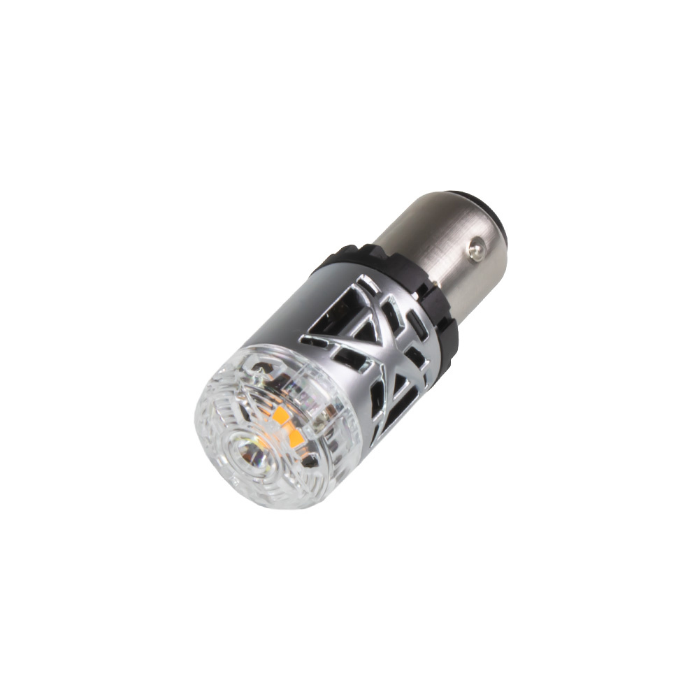 LED BAY15D bílo/oranžová, 12V, 23W CAN-BUS, 360° (95CB-BAY15D-1wo)