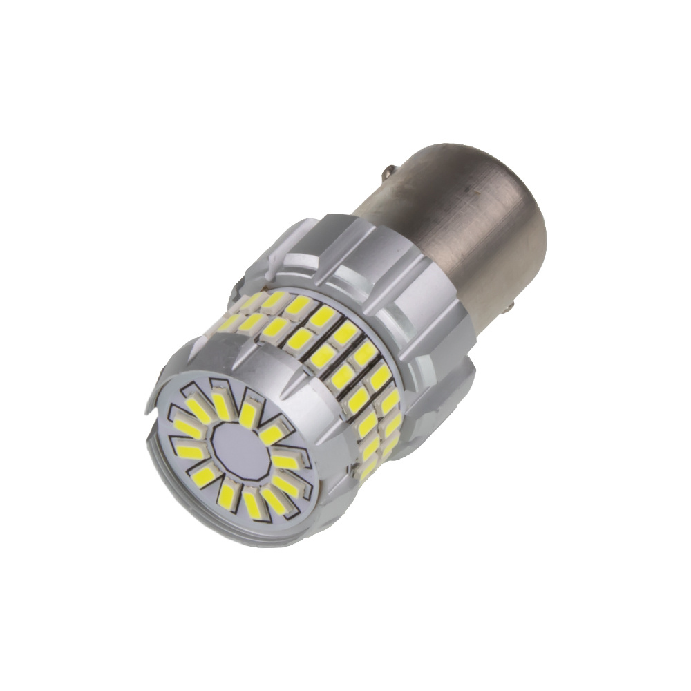 LED BAU15s bílá, 12V, 60LED/3014SMD, 360° (951216)