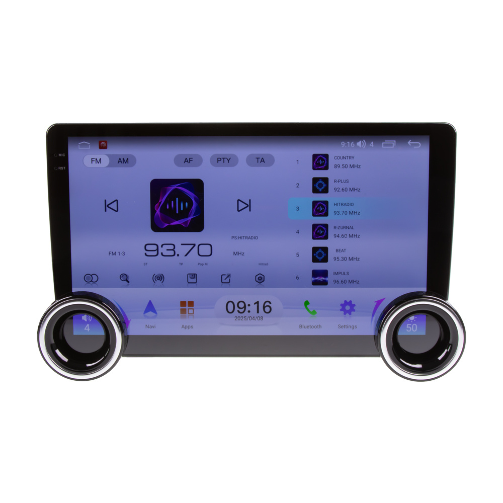 CARCLEVER Autorádio s 10,1 LCD, Android, WI-FI, GPS, CarPlay, Bluetooth, 4G, 2x USB (80836A6) NOVINKA