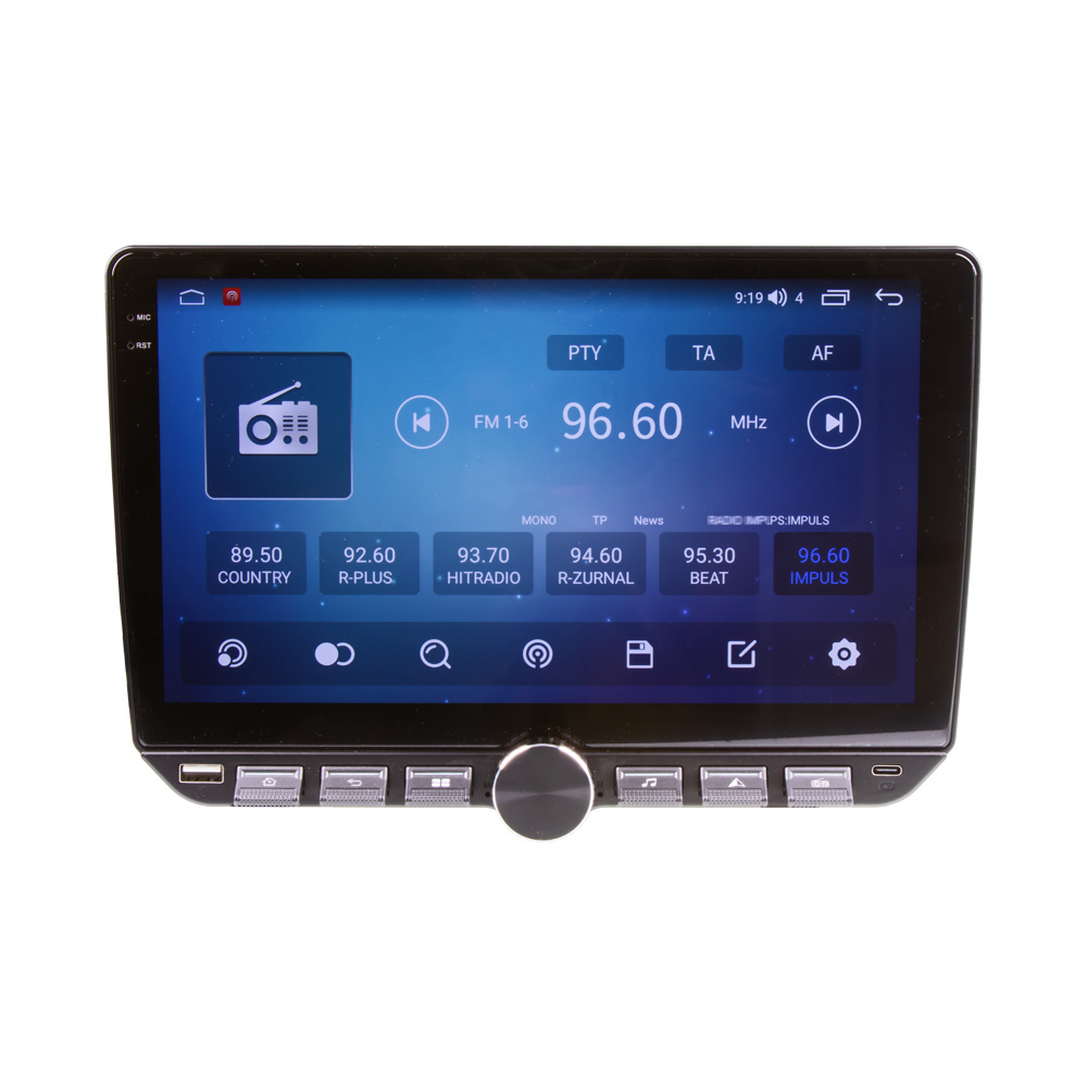 CARCLEVER Autorádio s 10,1 LCD, Android, WI-FI, GPS, CarPlay, Bluetooth, 4G, 3x USB (80837A6) NOVINKA