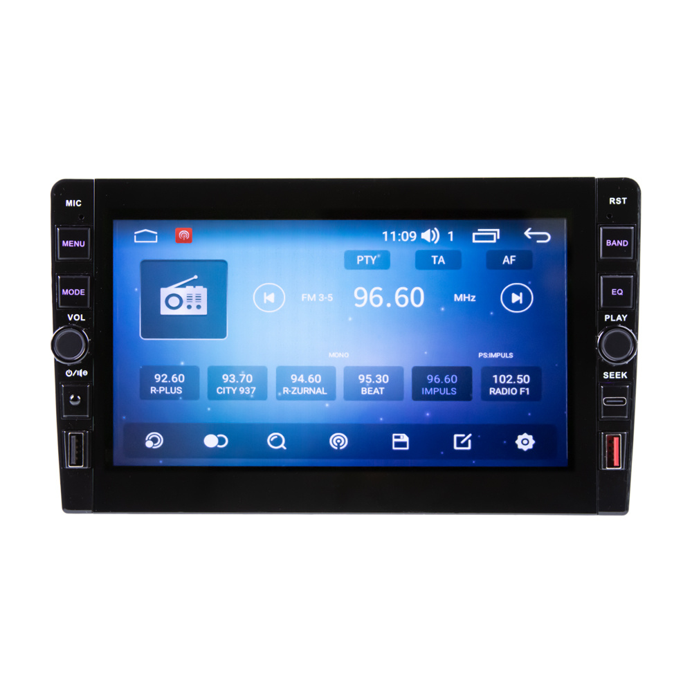 CARCLEVER Autorádio s 8 LCD, Android, WI-FI, GPS, CarPlay, Bluetooth, 4G, 3x USB (80838A6) NOVINKA