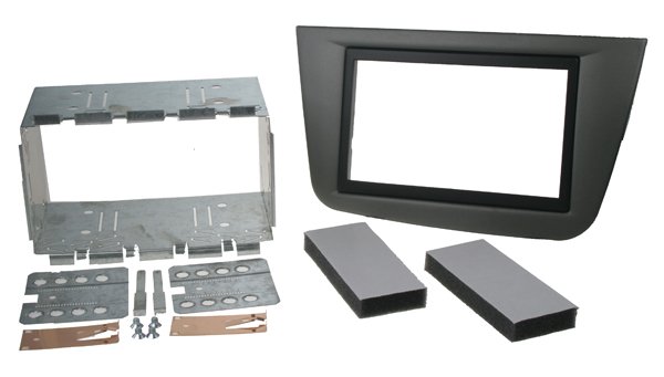 2ISO redukce pro Seat Altea, Toledo 2005- stříbrný (10727.1ram)