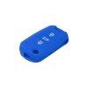 Silikonový obal pro klíč Hyundai i30, ix35 3-tlačítkový, modrý (481HY102blu)