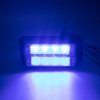 PROFI DUAL vstran LED svtlo vnj, 12-24V, modr, ECE R65 (911-C4Dblu)