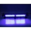 PREDATOR LED vnitřní, 12x3W, 12-24V, modrý, 353mm, ECE R10 (kf752blue)