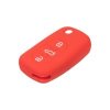 Silikonový obal pro klíč Audi 3-tlačítkový, červený (481AU105red)