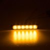 PROFI SLIM výstražné LED světlo vnější oranžové, 12-24V, ECE R65 (911-006)