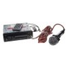 CARCLEVER 1DIN rádio pro autobusy s DVD/CD, 2x USB, SD, Mikrofon pro průvodce (80825BUS)