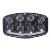 LED světlo s pozičním světlem oválné, 8x8W, 210x140mm, ECE R7/R10/R112 (wld788C)