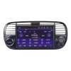 CARCLEVER Autorádio pro Fiat 500 s 7 LCD, Android 10.0, WI-FI, GPS, Carplay, Bluetooth, 2x USB (80812A)