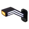 Poziční LED (tykadlo) gumové pravé - červeno/bílo/oranžové, 12-24V,ECE (trl191R)