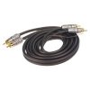 KUERL BLACK MID CINCH kabel 2m (pc1-420)