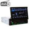 CARCLEVER 1DIN DAB / FM autorádio s výsuvným 7 LCD, Mirror link, Bluetooth, SD/DUAL-USB/RDS/ČESKÉ MENU (80823DB) NOVINKA