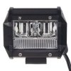 LED světlo obdélníkové bílé/oranžový predátor s pozičním světlem, 99x80x65mm (wl-821wo)